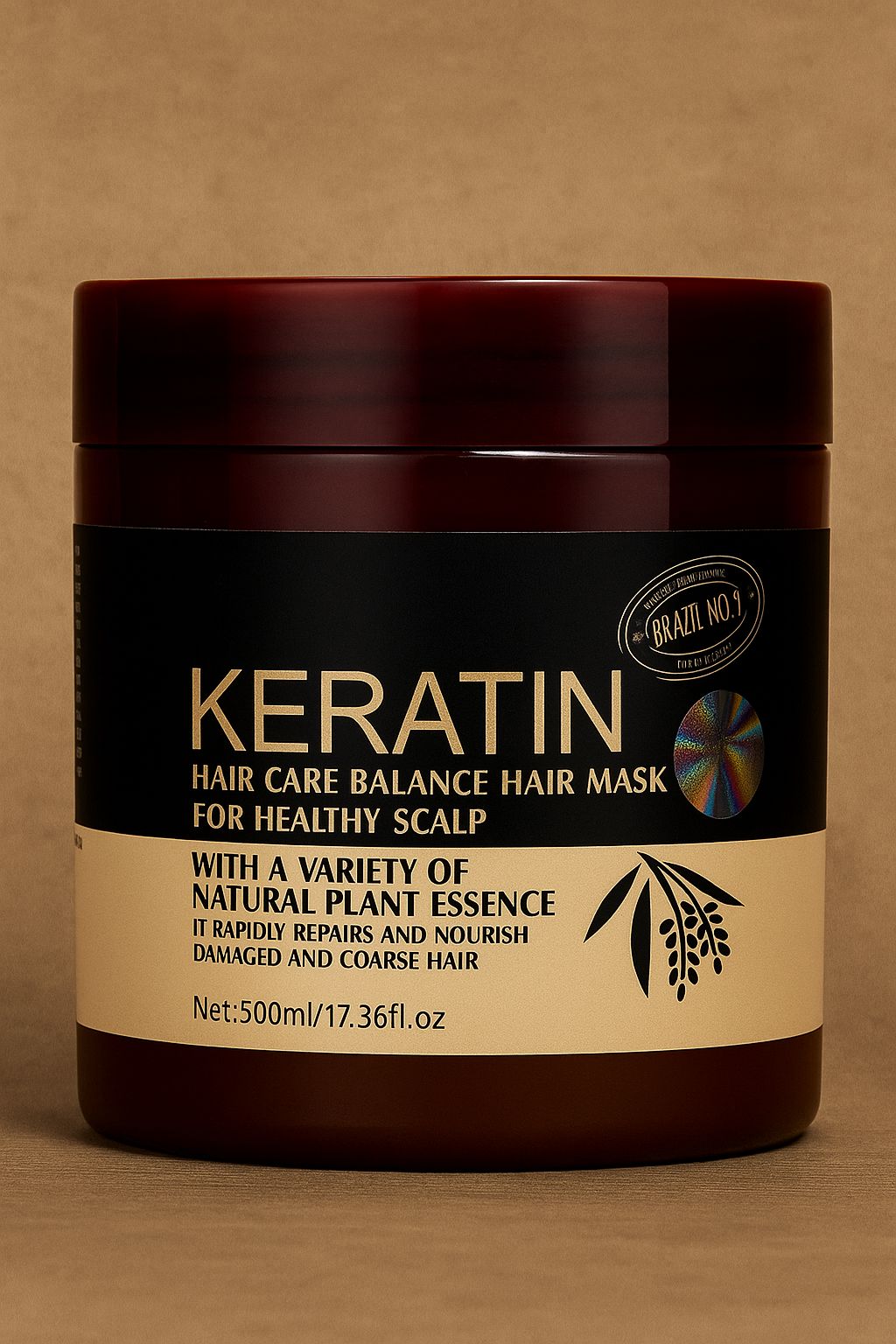 Smooth hair with KERATIN