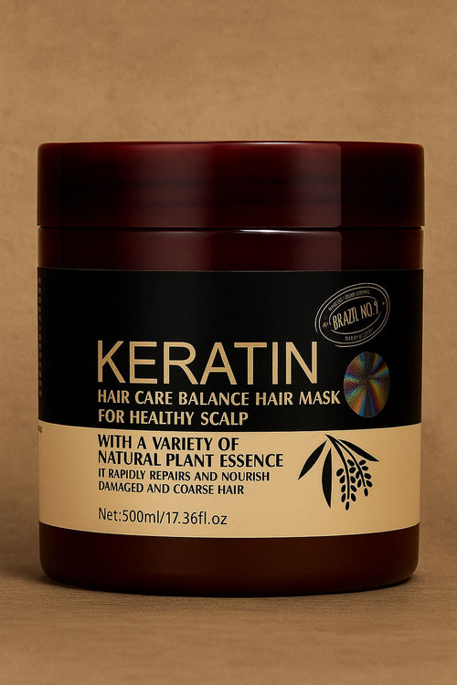 Smooth hair with KERATIN